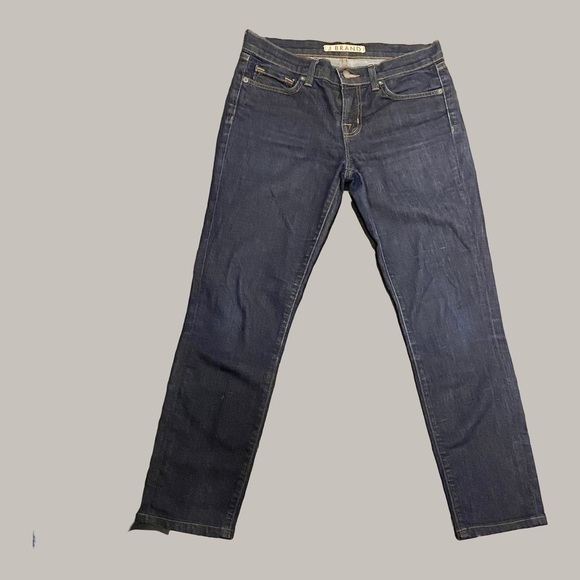 J Brand Denim - J brand skinny cropped dark jeans in size 26